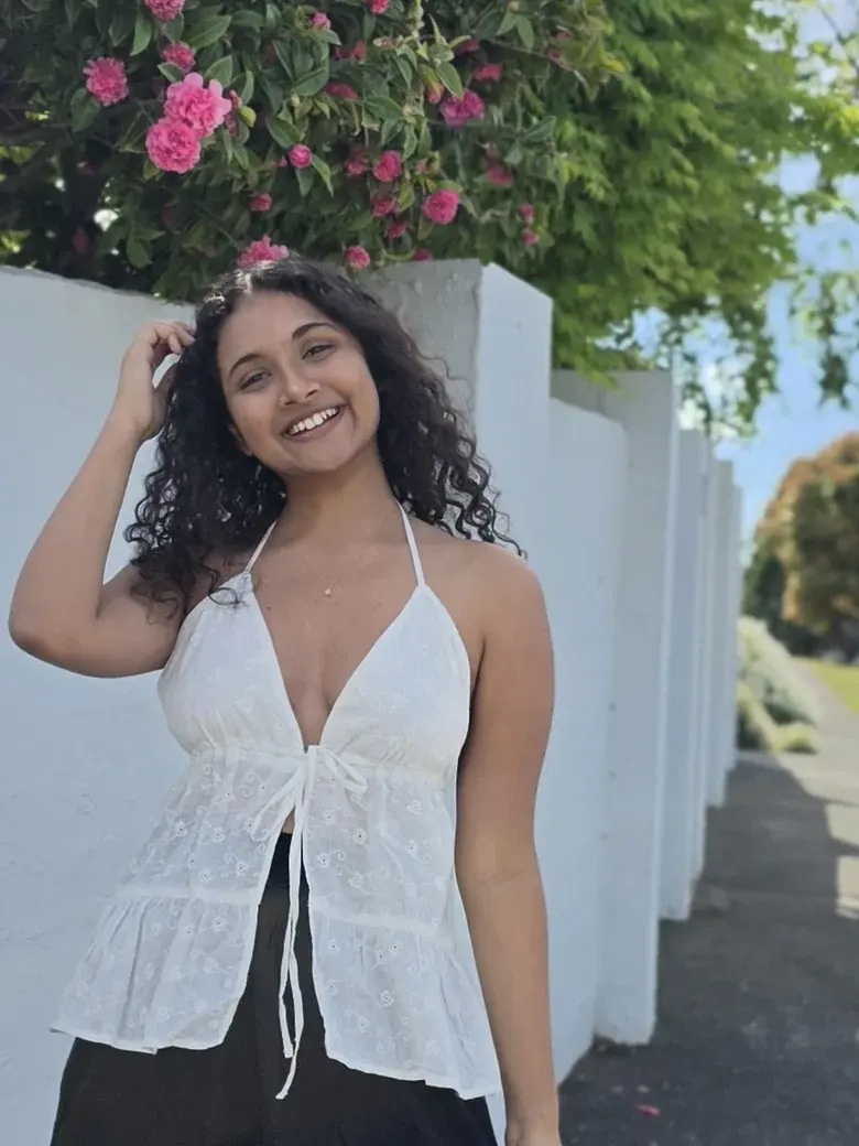 Moonflower Embroidered Halter Top