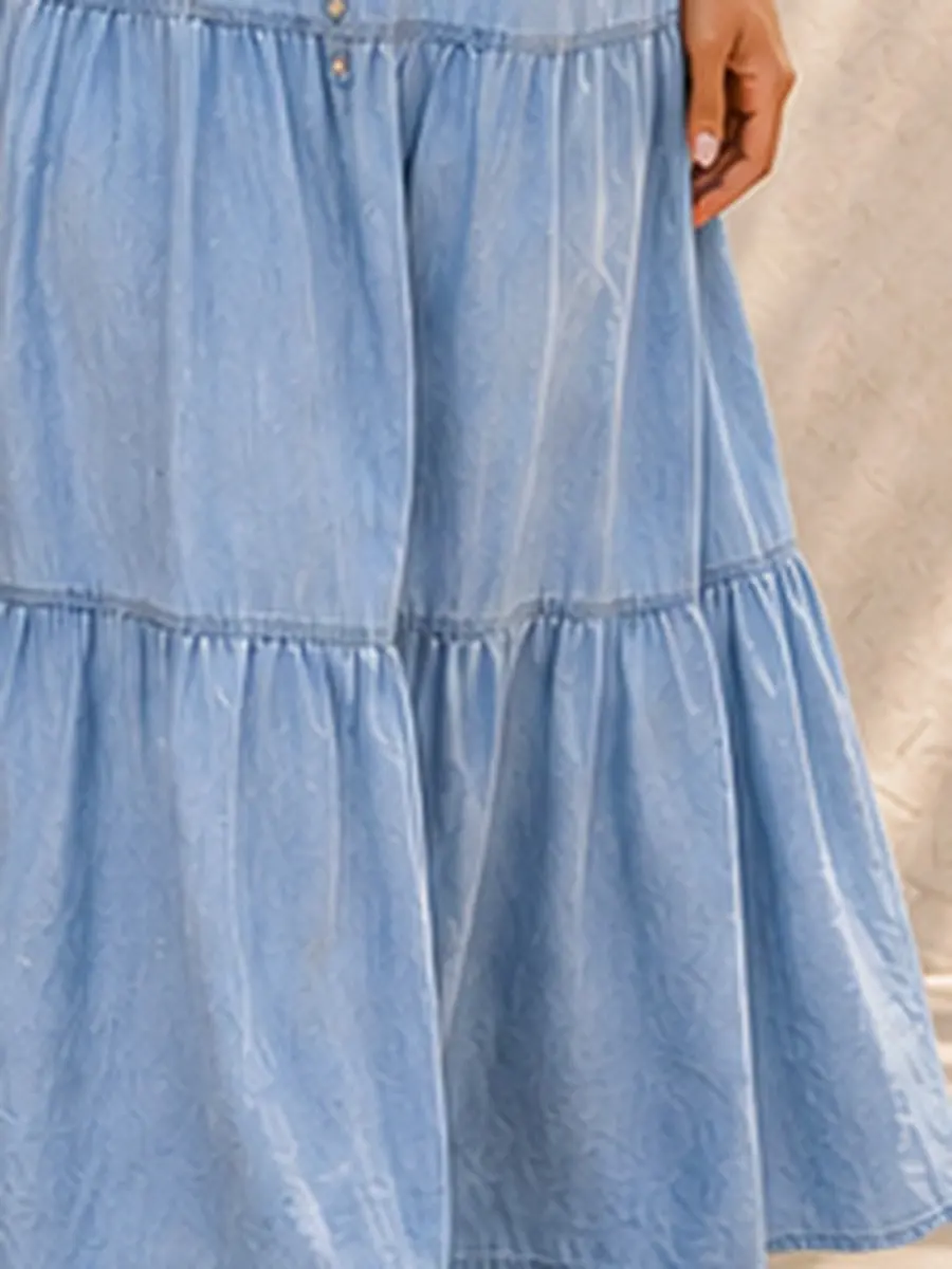 Embraced By Blue Tiered Maxi — view 2