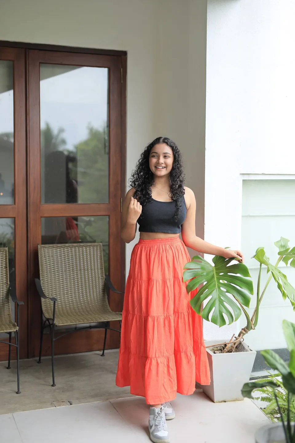 Sunset Stroll Tiered Maxi Set — view 2