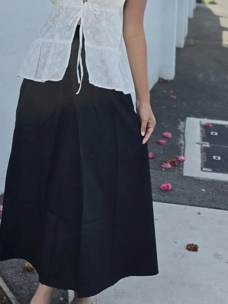 Midnight Flow Maxi Skirt