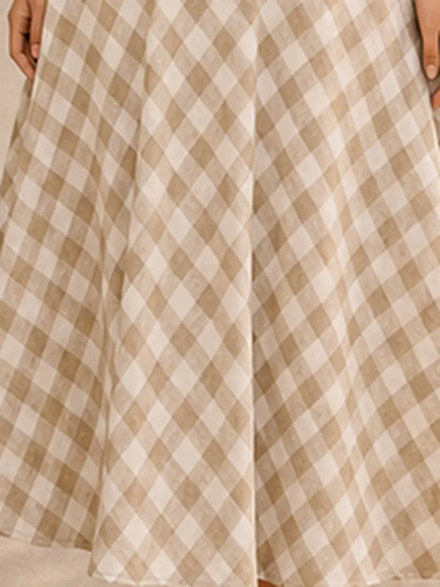 Traces in the Sand Peplum Top — view 2